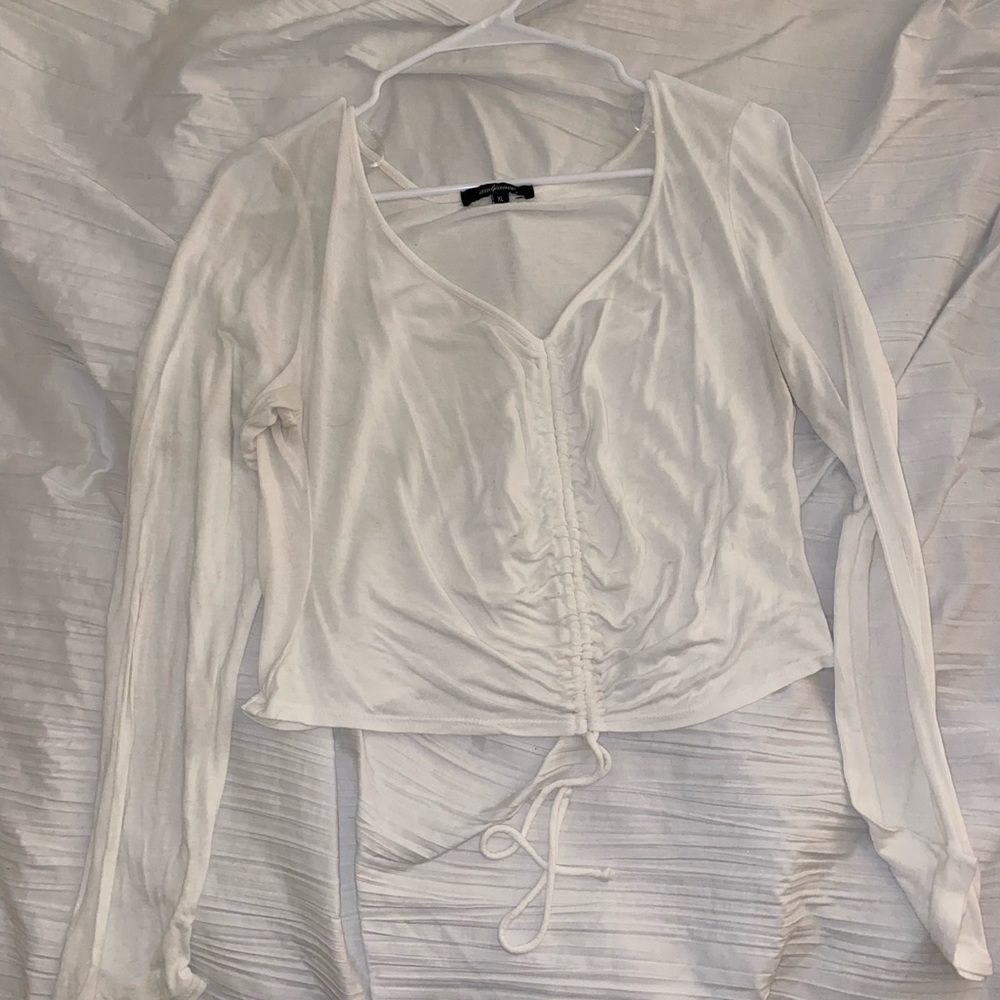 White Crop Top